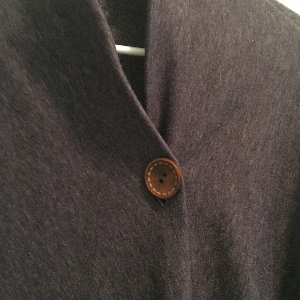 Blue Sweatshirt Material Jacket - image 2